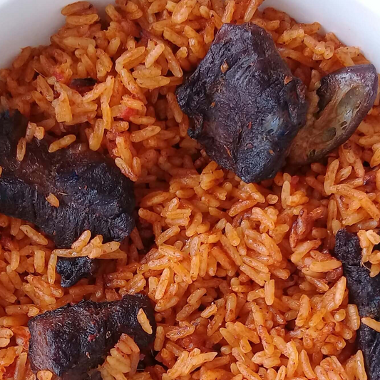 Jollof Rice with Meat